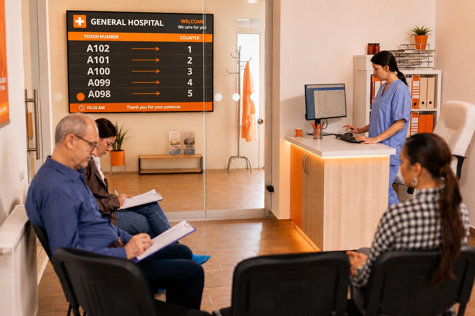 Hospital token system